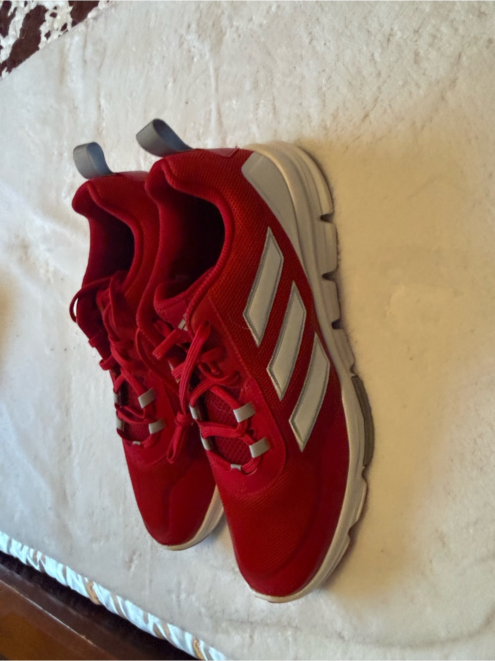 Men’s Adidas Red Turf Shoes  size 13- Lightweight Comfort. $60